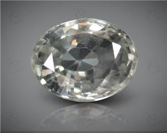 Natural Unheated & Untreated Certified White Sapphire  1.32 carats - DIN 89187